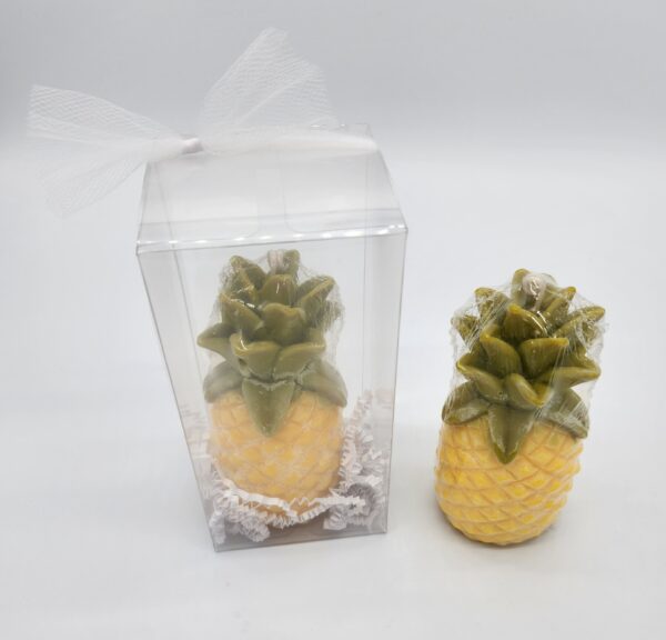 Pineapple-shaped candles