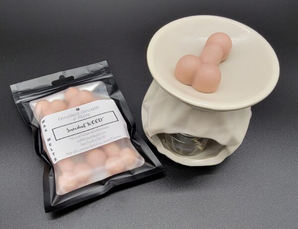 Mini penis wax melts